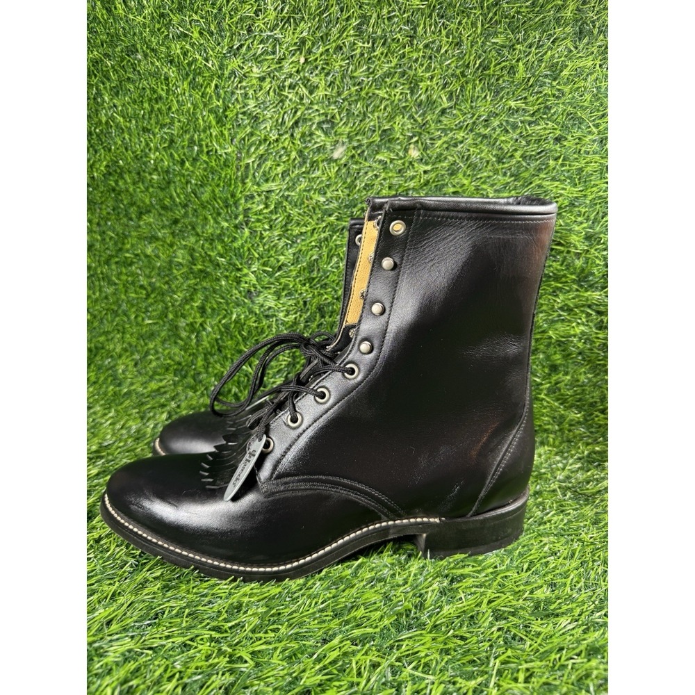 New Men's Black Lace Up Laredo Cowboy Boots. 1220 11.5 D